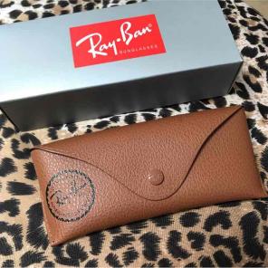 Ray Ban Brown Leather Case w/ Box