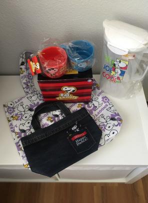 Snoopy Pitcher,Containers And Tote Bag