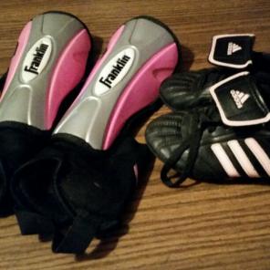 Girl's Cleats and Shin Guards