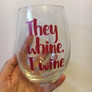 wine glass custom