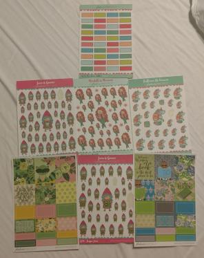 7 Plantasia Print Shop sticker sheets