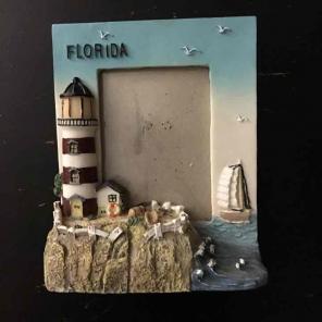 Light house picture frame