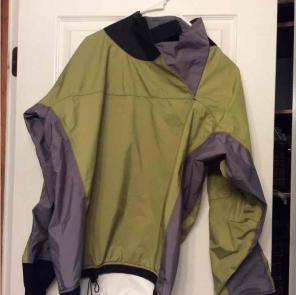 Men's Bomber gear waterproof jacket.