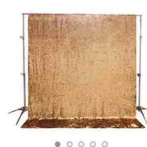 SALE: BRAND NEW GOLD SEQUIN BACKDROP!!!!