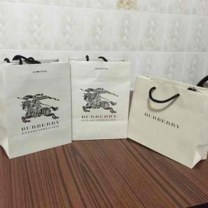 3x Burberry shopping bags