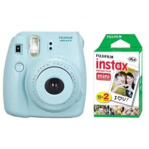 Instax camera with film