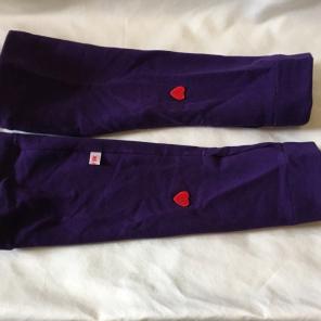 Purple Arm Warmers