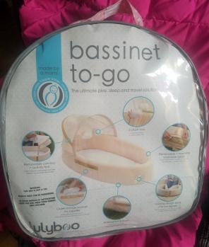 Lulyboo Pink Portable Bassinet on the Go