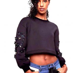 Daya by Zendaya Scuba Jewel Sweatshirt M