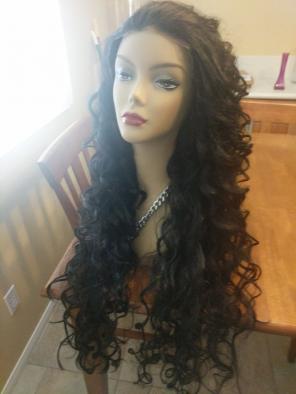 Curly Lacefront Wig Read Please