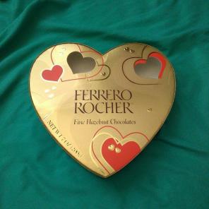 Ferrero Rocher Heart Empty Box