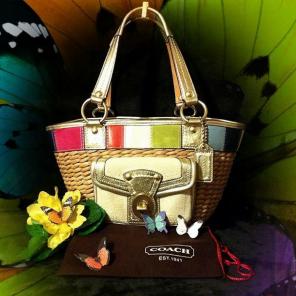 Coach Limited Edition Basket Bag #10748