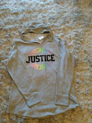 Lightweight justice hoodie NWT size 20