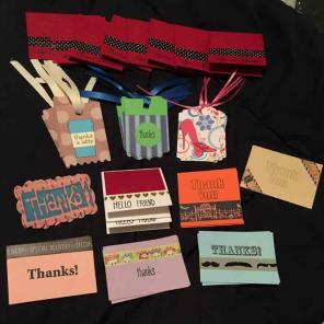 Thank you thanks and note cards lot