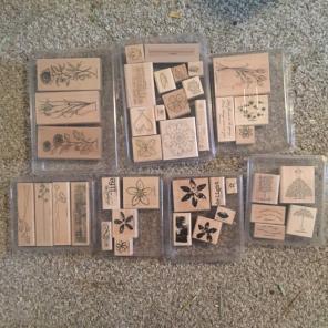 40 NEW Stampin Up floral stamps