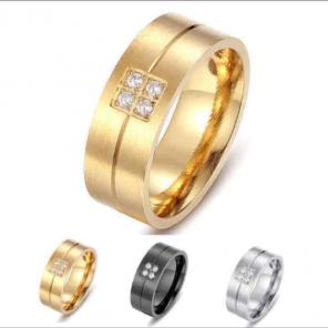 Men's Titanium comfort-fit bold ring