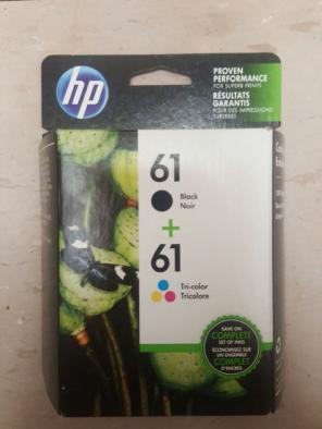 HP 61 ink black & tri color