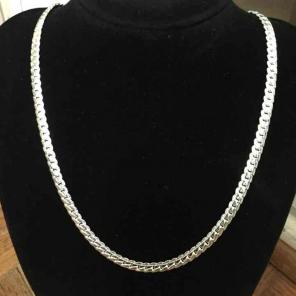 925 silver plated chain necklace