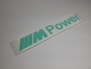 21" Mint M Power BMW Sticker