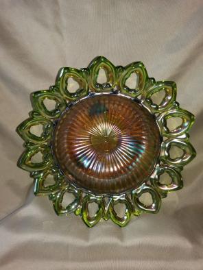 Rare Vintage Northwood Wild Rose Bowl