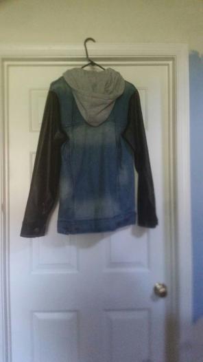 Denim/leather jacket