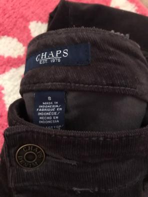 Chaps Black Cords