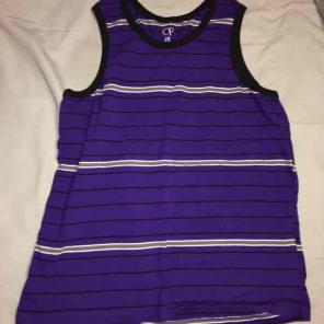 Purple muscle tank