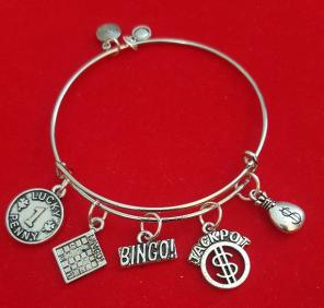 Bingo Themed Charm Bracelet