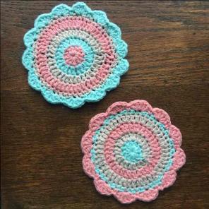 Two Mandala Style Coasters