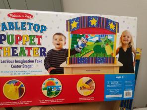New Melissa & D puppet theatre tabletop