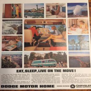 1963 Dodge Motor home Ad