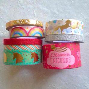 Unicorns & Rainbows Washi Craft Tape