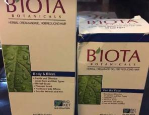 Biota Cream & Gel For Hair Reducing