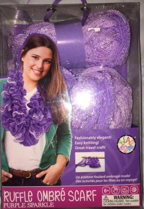 Ruffle Ombré Scarf Knit Kit