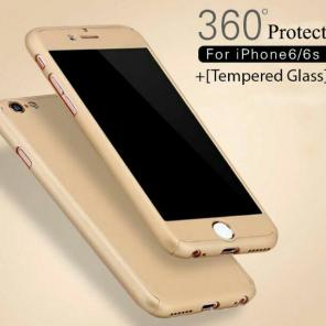 Gold iPhone 360 slim case