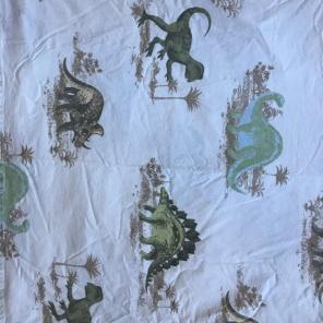 Pottery Barn Dinosaur Twin Sheet Set