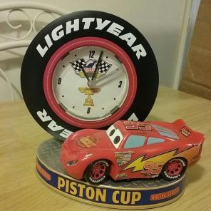 Lightning McQueen Piston Cup alarm clock
