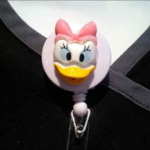 Daisy Duck Mickey Mouse ID Badge Holder