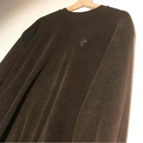 Comfy, dark brown, golf sweater