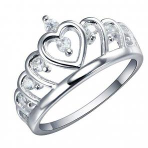 Silver Tiara Ring Size 6