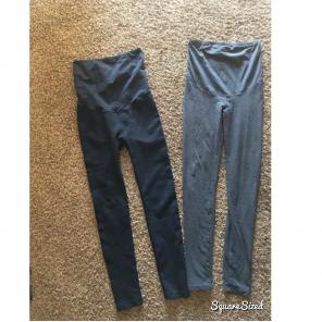 2 Pairs Of small Maternity Leggings