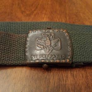 Vtg Brass Girl Scout Be Prepared Belt