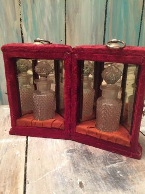 French Baccarat Perfume Bottles Case