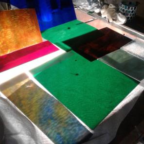 Asst Larger Scrap Stained Glass 5#