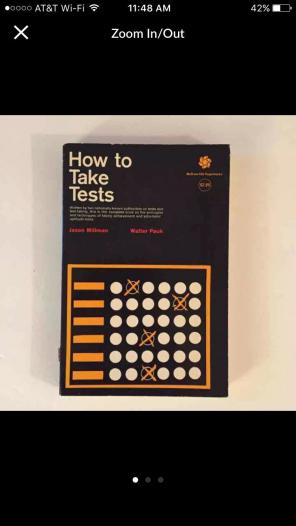 Vintage Book How To Take Tests Millman