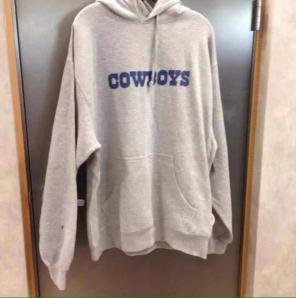 Mens Cowboys Hoodie 2xl