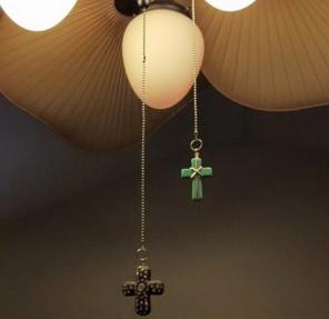 Handmade Fan Pulls-2 Different Crosses