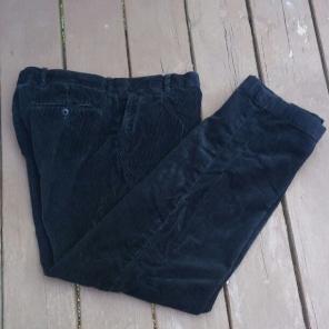 Nautica Sailing Black Corduroy 32 x 30