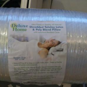 Bamboo Pillow NEW! Shredded latex