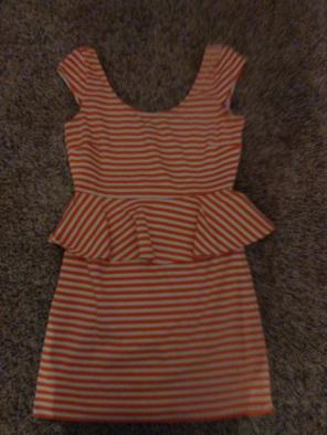 Classy orange dress